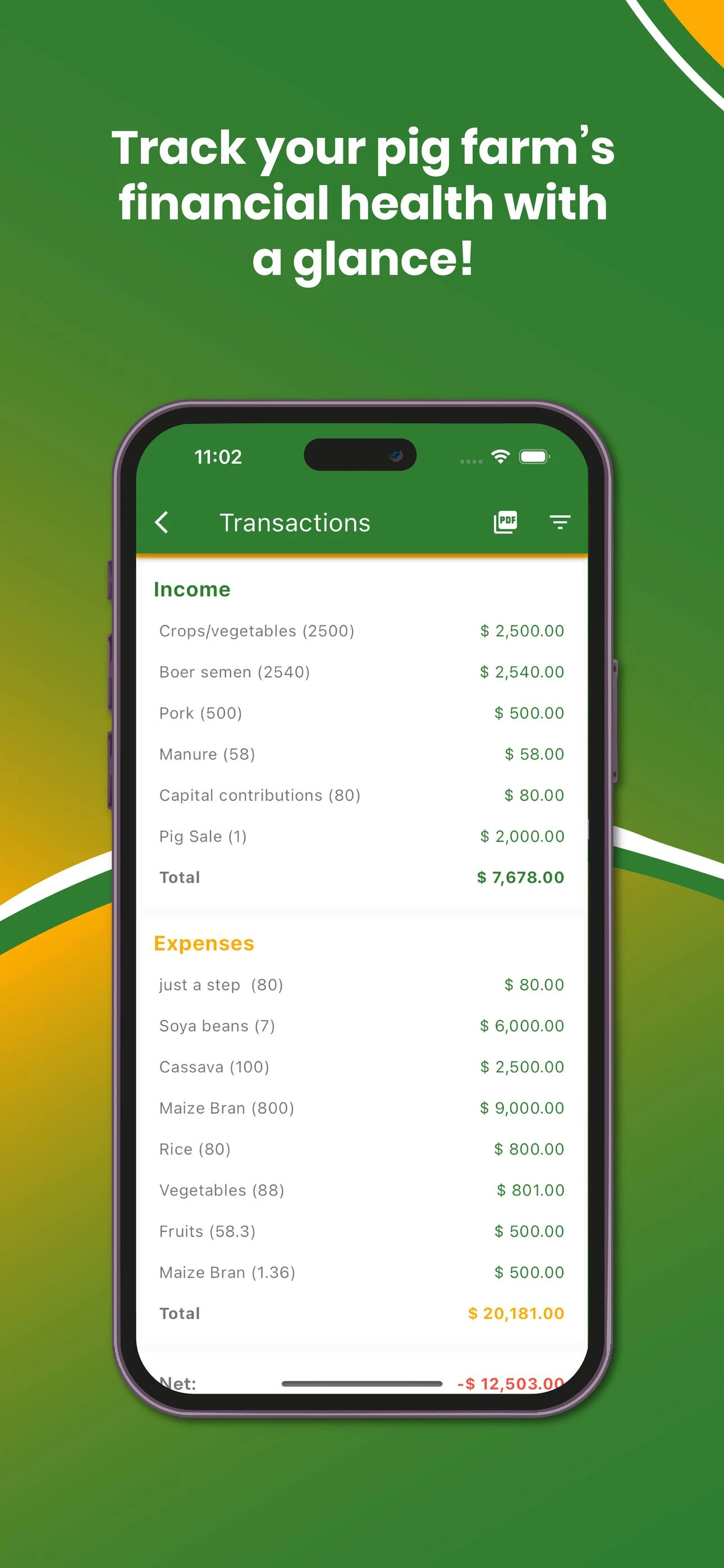My Piggery Manager - Farm app screenshot